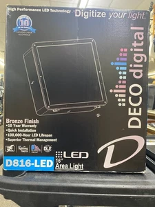 Deco Digital 16" 160W 50K LED Area Light - Bronze - Picture 1 of 7