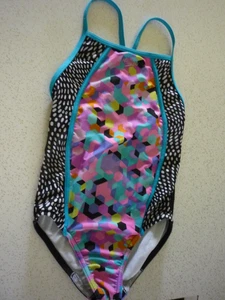 Speedo Youth Girl's One Piece SWIMSUIT-SZ 8 - Picture 1 of 4
