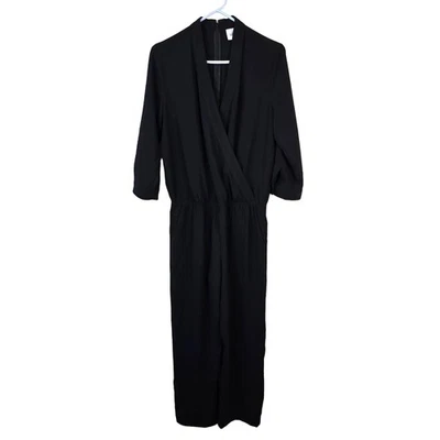 Mono Cabi Casey Para Mujer S Negro Imitación Envoltura Elegante Clásico Romántico Femenino Foto 1 de 4