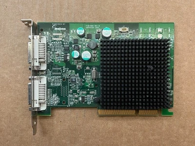 Scheda video AGP doppia testa Matrox P65-MDDA8X64F Millenium P650 Parhelia-LX 64MB - Immagine 1 di 4