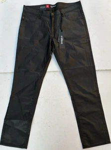 Pantalones negros ajustados de pierna recta Kayden K SS302 talla 34X30 - Imagen 1 de 7