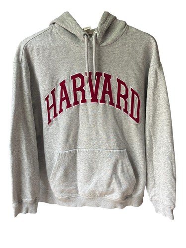 ALEXANDER MCQUEEN Felpa con cappuccio H&M Harvard University taglia media unisex ottime condizioni