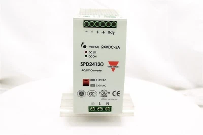 Fuente de alimentación Carlo Gavazzi SPD24120 | 24 VDC | 5A | Montaje en riel DIN Foto 1 de 4