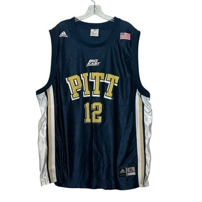 University of Pittsburgh Pitt Panthers Adidas XL Basketball Jersey Y2K Vintage - Image 1 of 4