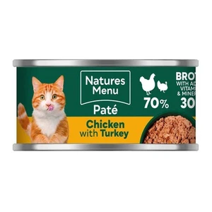 Natures Menu Chicken With Turkey Grain & Gluten Free Adult Wet Cat Food 18 x 85g - Picture 1 of 4