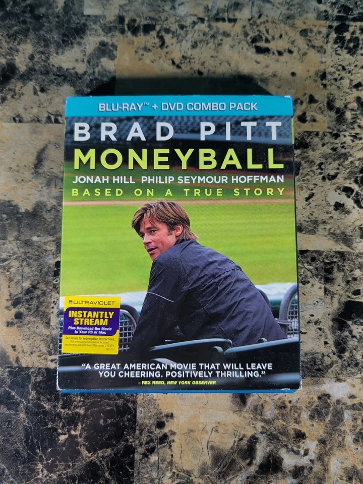 Moneyball (Blu-ray + DVD 2 Disc Combo Pack) w/Slipcover Brad Pitt NO Digital  Foto 1 de 4