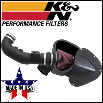 Sistema de admisión de aire frío cargador de aire K&N 63-2578 Ford Mustang GT 2011-2014 5,0 L Foto 1 de 4