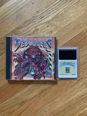 SILENT DEBUGGERS (Turbo Grafx 16, 1989) CIB Complete! Card, manual, case, sleeve - Image 1 of 3