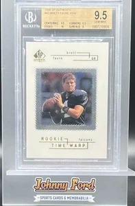 Auténtico Brett Favre Rookie Time Warp 1998 SP #0575/2000 BGS 9,5 #42 - Imagen 1 de 2