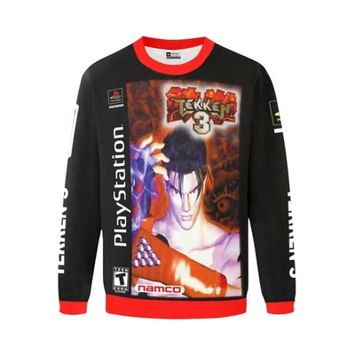 Tekken 3 PS1 1998 Retro PlayStation Videojuego Caja Cubierta Sudadera Difusa Foto 1 de 4