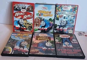 Lot Of 6 Thomas & Friends DVD Used Children Cases Show Age/Wear See Pics/Desc - Picture 1 of 18