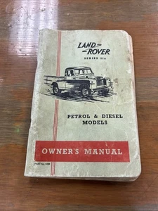 Land Rover Series 2A Owners Manual Gas And Diesel  - Bild 1 von 5