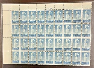744 Yellowstone, Old Faithful National Parks MNH 5 c Partial Sheet of 36 1934 - Picture 1 of 6