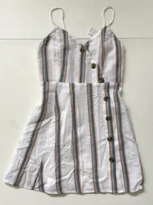 American Eagle Women's Stripped Mini Dress Size S - Picture 1 of 4