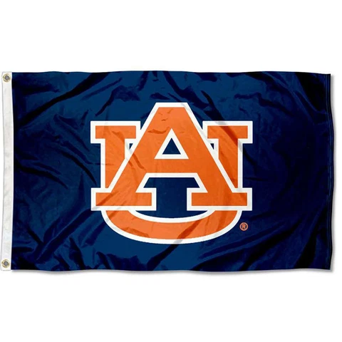 Auburn Tigers 3' x 5' Flag - Navy Cover
