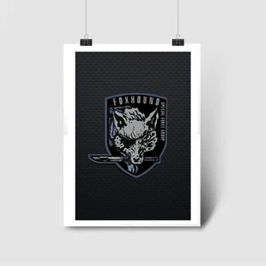 Antiguo emblema Foxhound High Tech Special Force | Juego clásico | Impresiones de alta calidad - Imagen 1 de 5