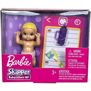 Barbie Skipper Babysitter Inc Baby with Accessories Blonde Hair Blue Eyes New - Picture 1 of 1