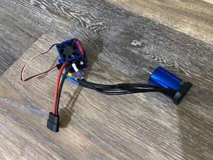 Fits Traxxas Rustler Ultimate Velineon VXL-3s Brushless ESC w/fan & 3500kv Motor - Picture 1 of 7