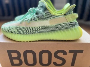 FW5191 Adidas Yeezy Boost 350 V2 Yeezreel No Reflectante Verde Claro (Hombre) 13 - Imagen 1 de 22