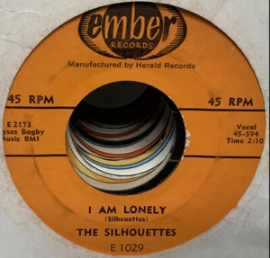 SILHOUETTES I Am Lonely / Get A Job EMBER 594 45 RPM VG+ - Bild 1 von 1
