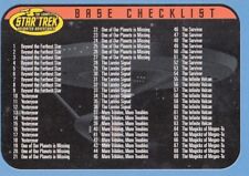 THE COMPLETE STAR TREK ANIMATED ADVENTURES 2002 CHECKLIST CARD SET C1 C2 INSERT