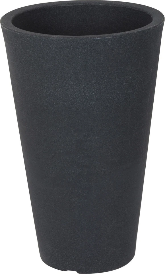 XXL Pflanzsäule anthrazit - 55x35 cm - Kunststoff Blumen Topf Pflanz Kübel groß - Bild 1 von 1