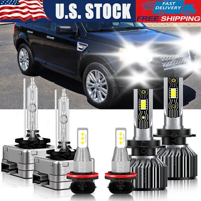 Faro LED HID luces altas/bajas + faros antiniebla bombillas para Land Rover LR2 2008-2009 Foto 1 de 4