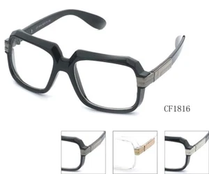 Gafas de lentes transparentes retro vintage clásicas cuadradas protección UV400 - Imagen 1 de 11
