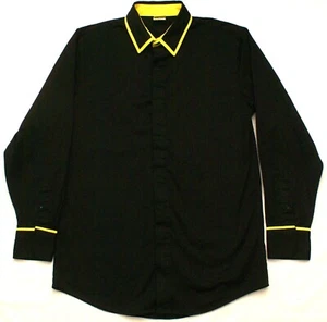 Spirit Airlines Employee Uniform Shirt Button Front, Long Sleeve, Mens Medium - Picture 1 of 3