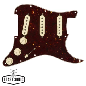 Fender Pre-Wired Strat Pickguard, SSS silencioso vintage - Imagen 1 de 2