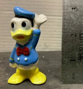 Vintage Walt Disney Productions Donald Duck Ceramic Figure 3" tiawan free shippi - Picture 1 of 5