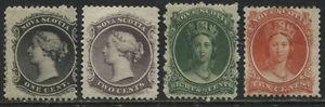 Nova Scotia QV 1860 1, 2, 8 1/2, & 10 cents mint o.g. - Picture 1 of 1