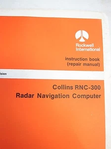 Collins Service Repair Manual Instruction Book RNC-300 Radar Navigation - Picture 1 of 4