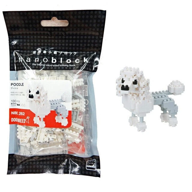 Nanoblock White Poodle NBC_262 100pieces ages 8 and up - Image 1 of 1