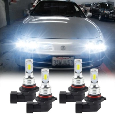 6000K Front LED Headlight Bulbs For Acura Integra 1994-2001 High & Low Beam x4 A - Image 1 of 4