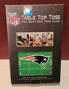 New England Patriots Mini Table Toss Game Board With 8 Mini Bean Bags - OPEN BOX - Picture 1 of 16