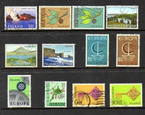 Iceland Stamp lot - Scott #'s 373/396 - Cancelled - Picture 1 of 1