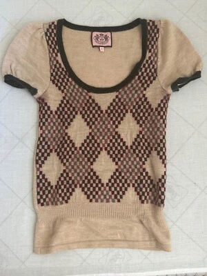 Редкий JUICY COUTURE кашемир свитер в карамели - маленький - отличное винтажное состояние товара - Изображение 1 из 3