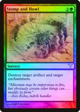 Stomp and Howl FOIL Dissension NM Green Uncommon MAGIC GATHERING CARD ABUGames