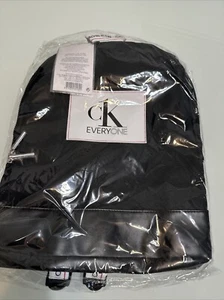 Calvin Klein CK Everyone Black White Backpack New Rare S1 S2 - Picture 1 of 6