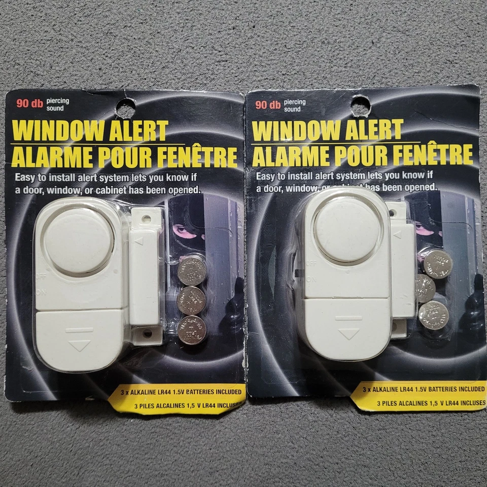 Greenbrier Electronic Wireless Window Door Cabinet Alarm Alert 90db