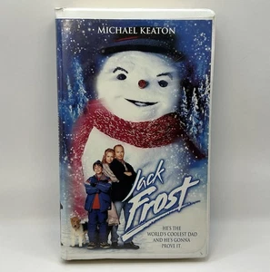 Jack Frost VHS 1999 Video Tape VTG 90s Movie Michael Keaton Christmas Clamshell - Picture 1 of 11