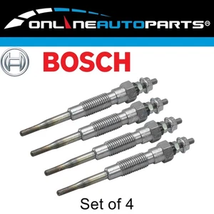 Set of 4 Bosch Glow Plugs for Landcruiser Bundera LJ70 2.4L 2L-T Diesel 85~92 - Picture 1 of 1