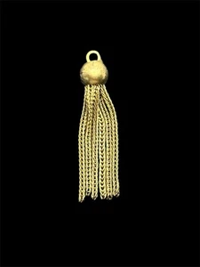 Viktorianische Quaste Mesh Kette goldfarben Anhänger für Halskette Vintage - Bild 1 von 11