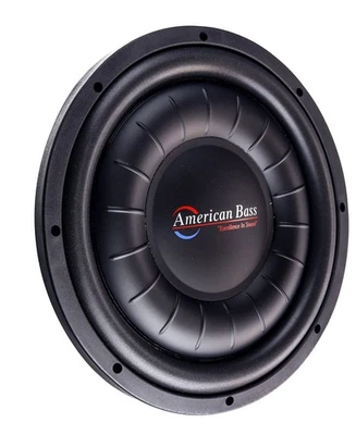 American Bass HAWK Slim 12" 2000 Max Watts Car Subwoofer