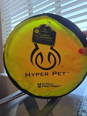 Hyper Pet Flippy Flopper 9" Disco Volador Suave Perro Juguete, Pack de 2, Colores Surtidos Foto 1 de 3