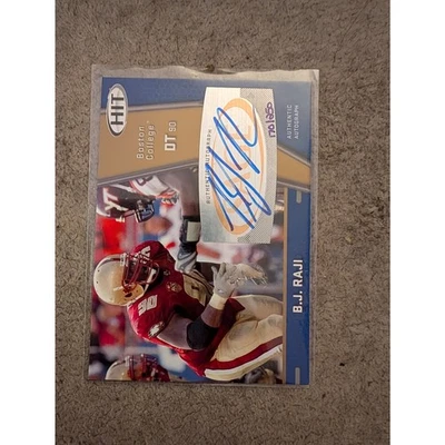 A69 B.J. Raji 2009 SAGE HIT - Autographs Gold #/250 - Image 1 of 2