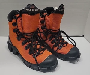 Polo Sport Vintage Boots Men's Teen High Boots Sz US 9.5 READ - Picture 1 of 19