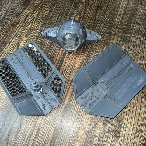 Star Wars Vintage Kenner 1978 Darth Vader Tie Fighter General Mills For Parts Cover