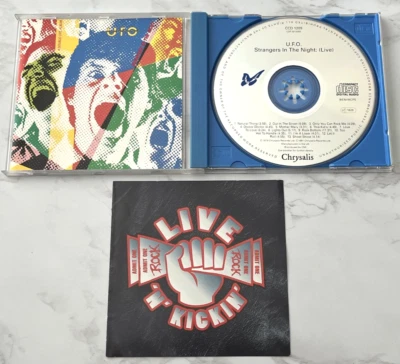 UFO Strangers in The Night Live CD UK IMPORT! Chrysalis CCD 1209 Phil Mogg RARE! - Image 1 of 4